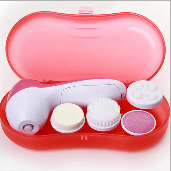 Electric Facial Cleansing Brush – 5-in-1 Skincare Tool | MarketaShop