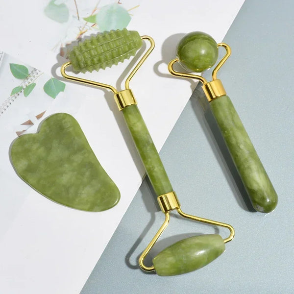 Jade Roller & Gua Sha Face Lifting Set
