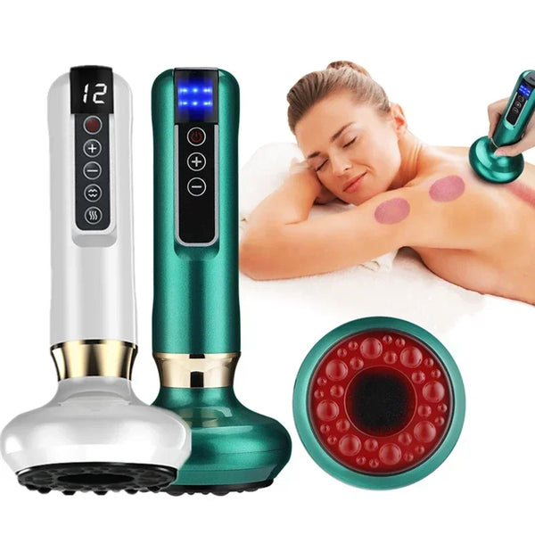 Tricolor Electric Gua Sha Massager with Infrared Heat